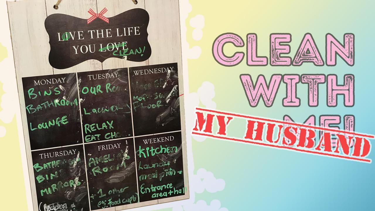 Simply Lucy - Clean ̶w̶i̶t̶h̶ ̶m̶e̶ (my husband)! | SPEED CLEANING POWER HOUR UK