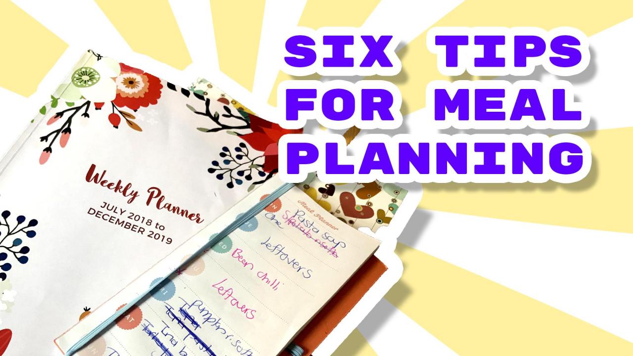 Six Meal Planning Tips for Busy Working Mums!